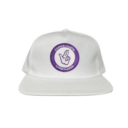 SFA / Axe'Em Hand / Curved Bill Mesh Snapback / 099 / SFA001 - White Flat Bill Canvas - Club Rehab