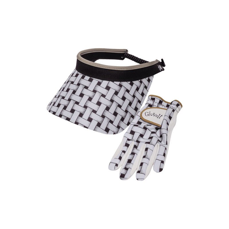 Shadow Weave Print And Solid Coil Visors - Club Rehab
