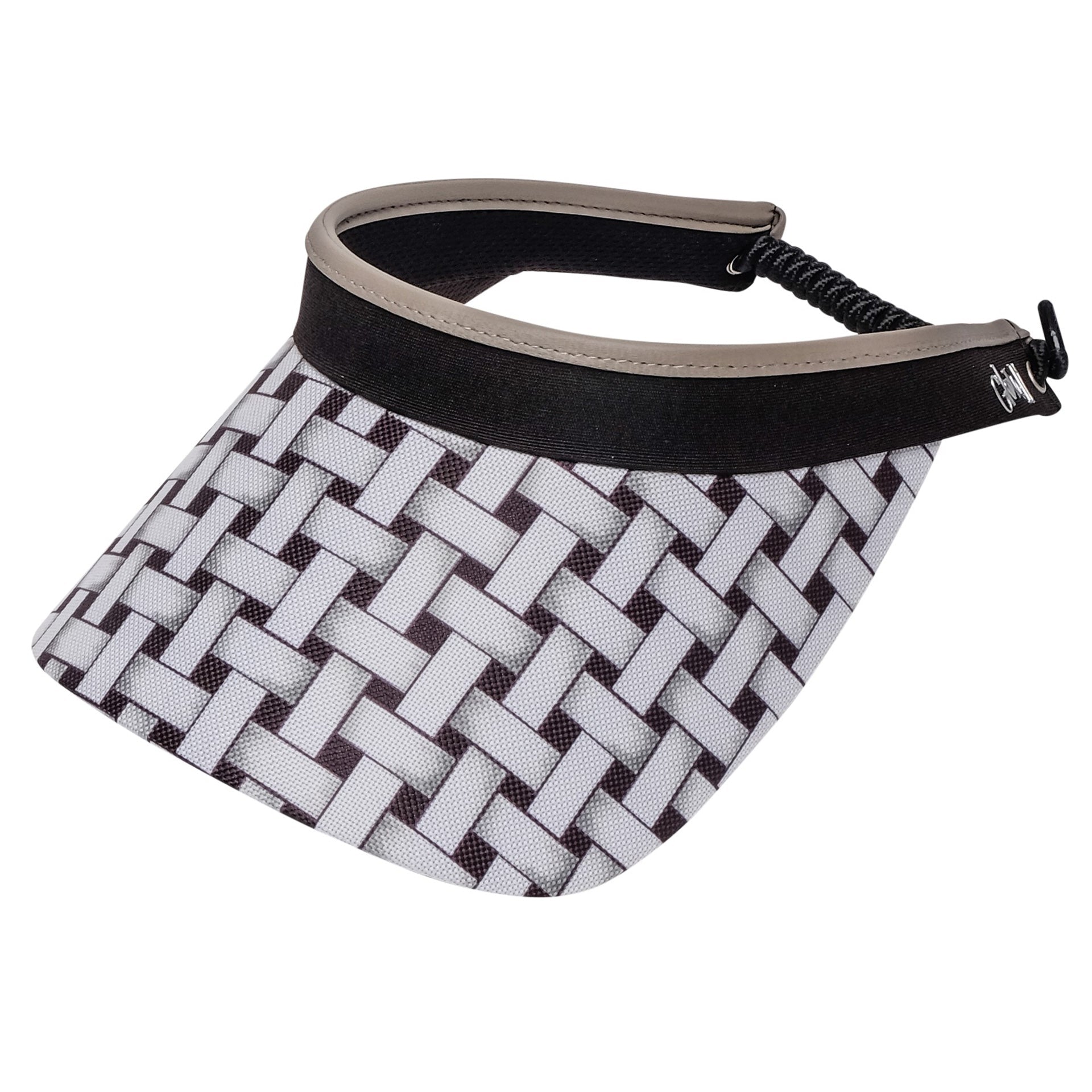 Shadow Weave Print And Solid Coil Visors - Club Rehab