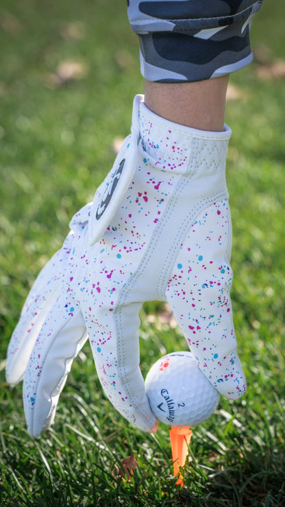 ShankItGolf “Splatter Savage” Golf Glove - Small Worn On Left Hand - Club Rehab