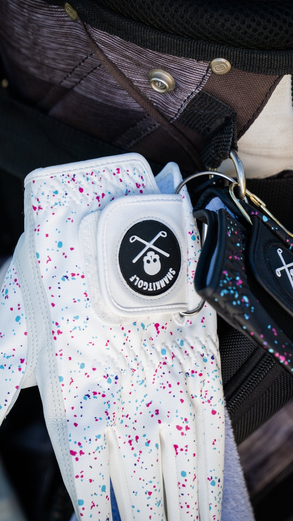 ShankItGolf “Splatter Savage” Golf Glove - Small Worn On Left Hand - Club Rehab