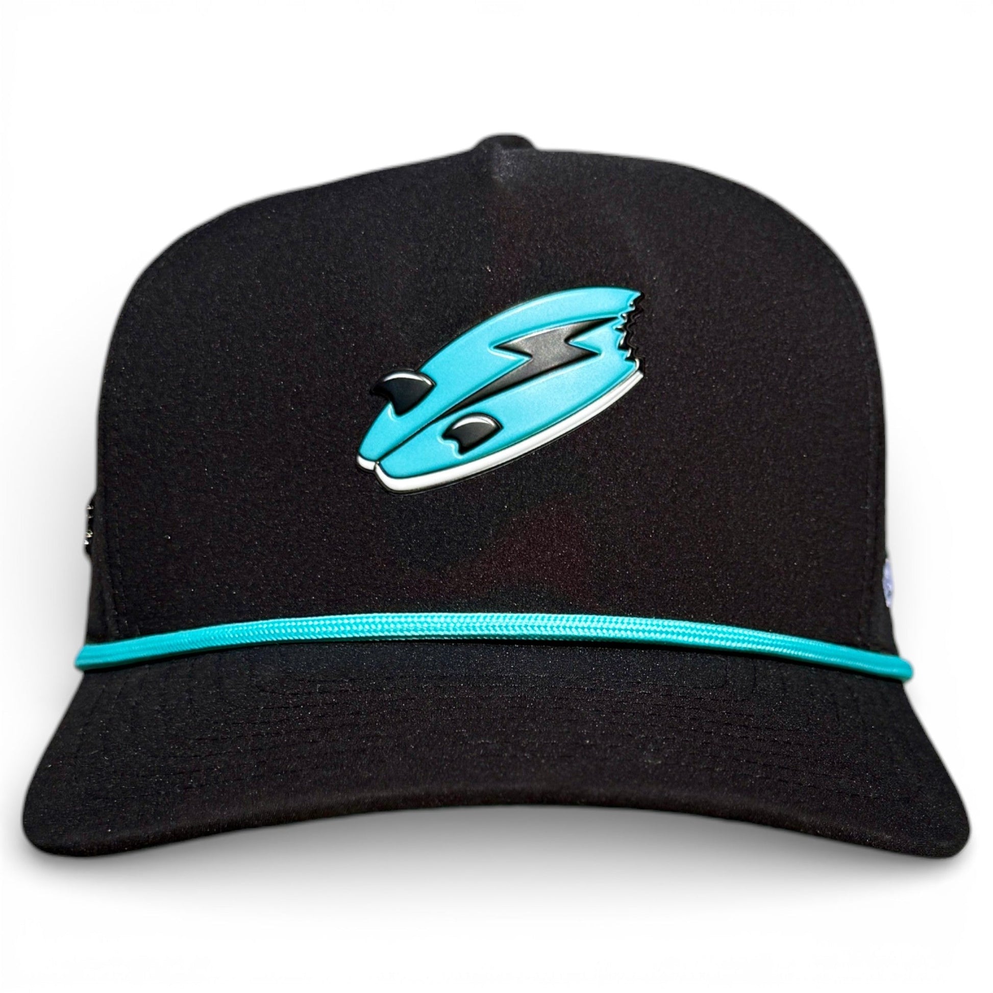 Shark Bite Golf Hat | Snapback Cap | Built-in Magnetic Ball Marker Holder + Marker Included | Adjustable | One Size - Club Rehab