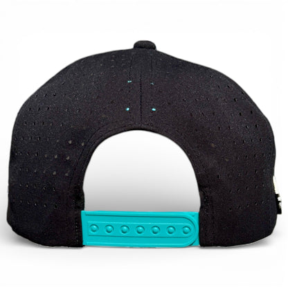 Shark Bite Golf Hat | Snapback Cap | Built-in Magnetic Ball Marker Holder + Marker Included | Adjustable | One Size - Club Rehab