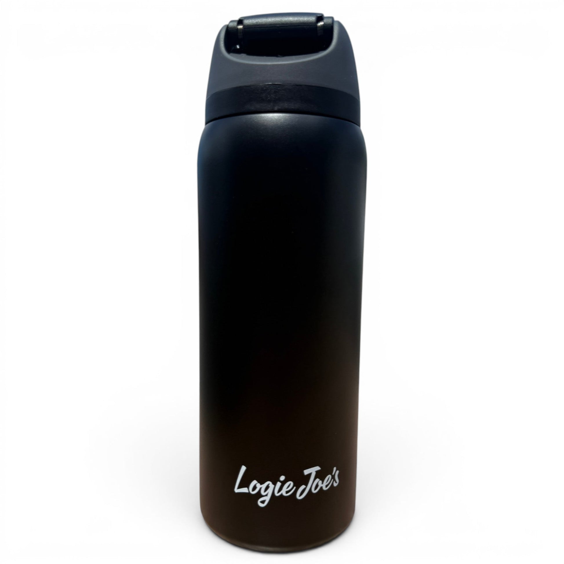 Shark Bite Hydration Bottle | 32oz Insulated Stainless Steel | Flip Straw Lid w/ Handle - Club Rehab