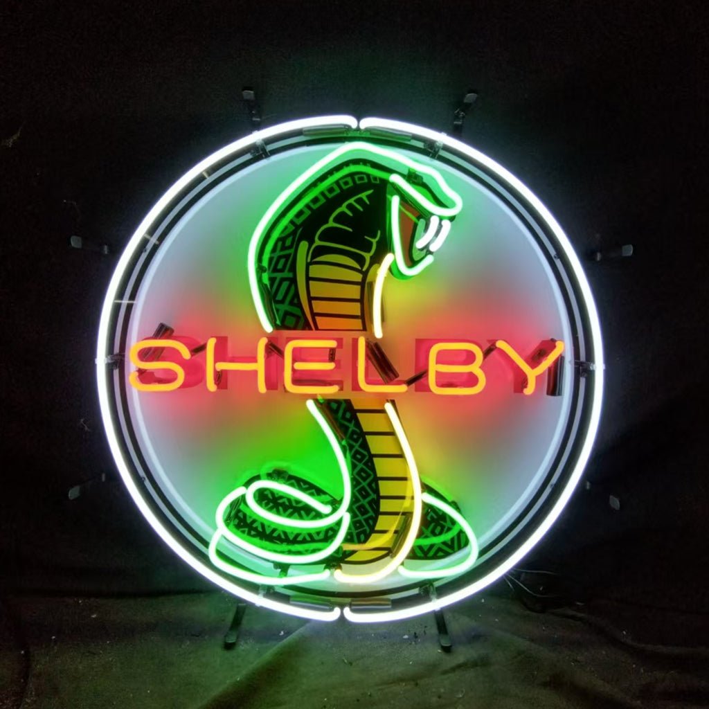Shelby Cobra Car Logo Neon Signs - Club Rehab