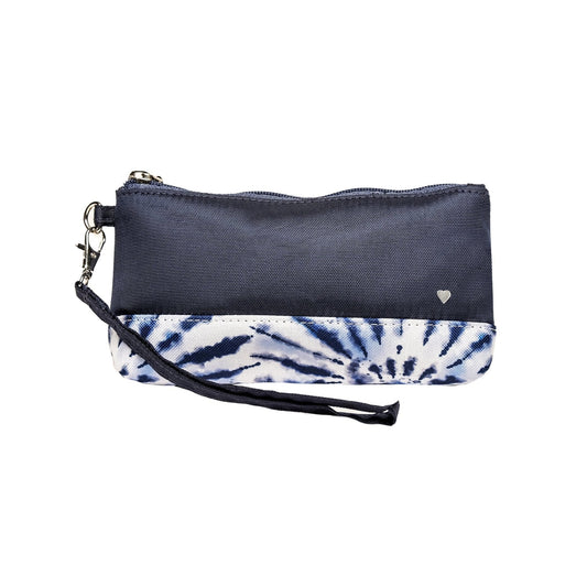 Shibori Wristlet with Removeable Strap - Club Rehab