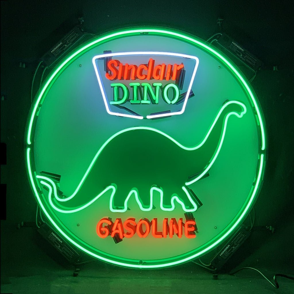 Sinclair Dino Gasoline Neon Signs Light - Club Rehab