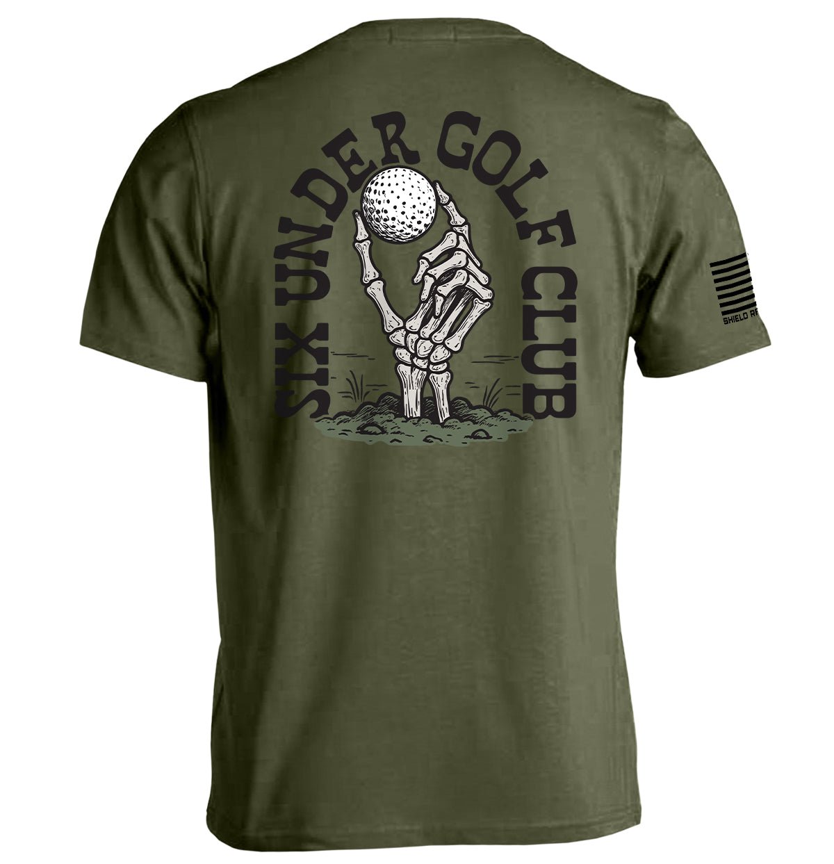 Six Under Golf Club - Tee Military Green - Club Rehab