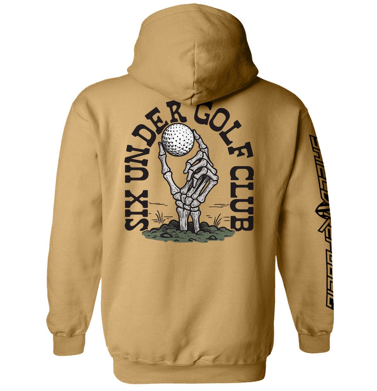 Six Under Golf Club - Hoodie Sand - Club Rehab