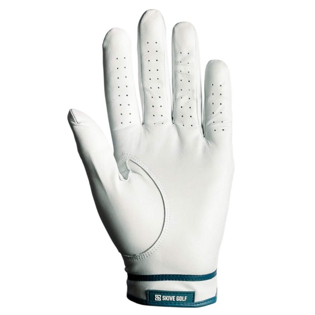 SKIVE Premium Golf Glove - Green + Yellow Drip Left Hand - Club Rehab