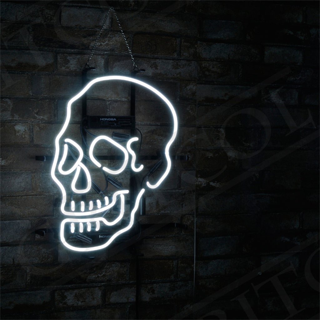 Skull Bone Shape Neon Ligh Sign - Club Rehab