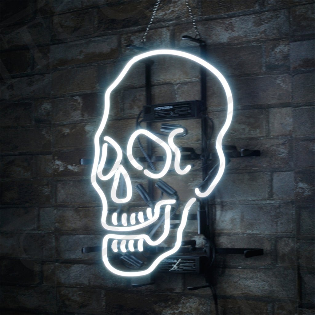 Skull Bone Shape Neon Ligh Sign - Club Rehab