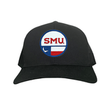 Black Curved Mesh Snapback