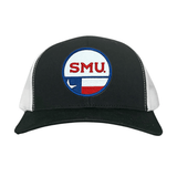 Black / White Curved Mesh Snapback