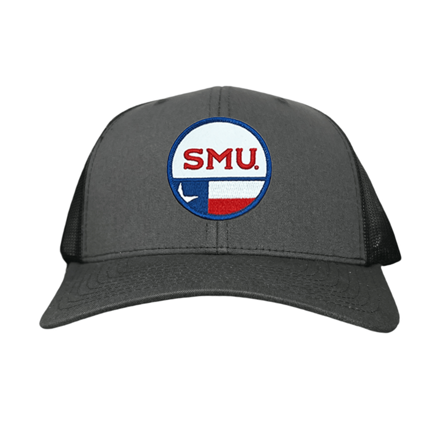 SMU Circle State / Hat / 255 / SMU035 / MM - Charcoal Curved Mesh Snapback - Club Rehab