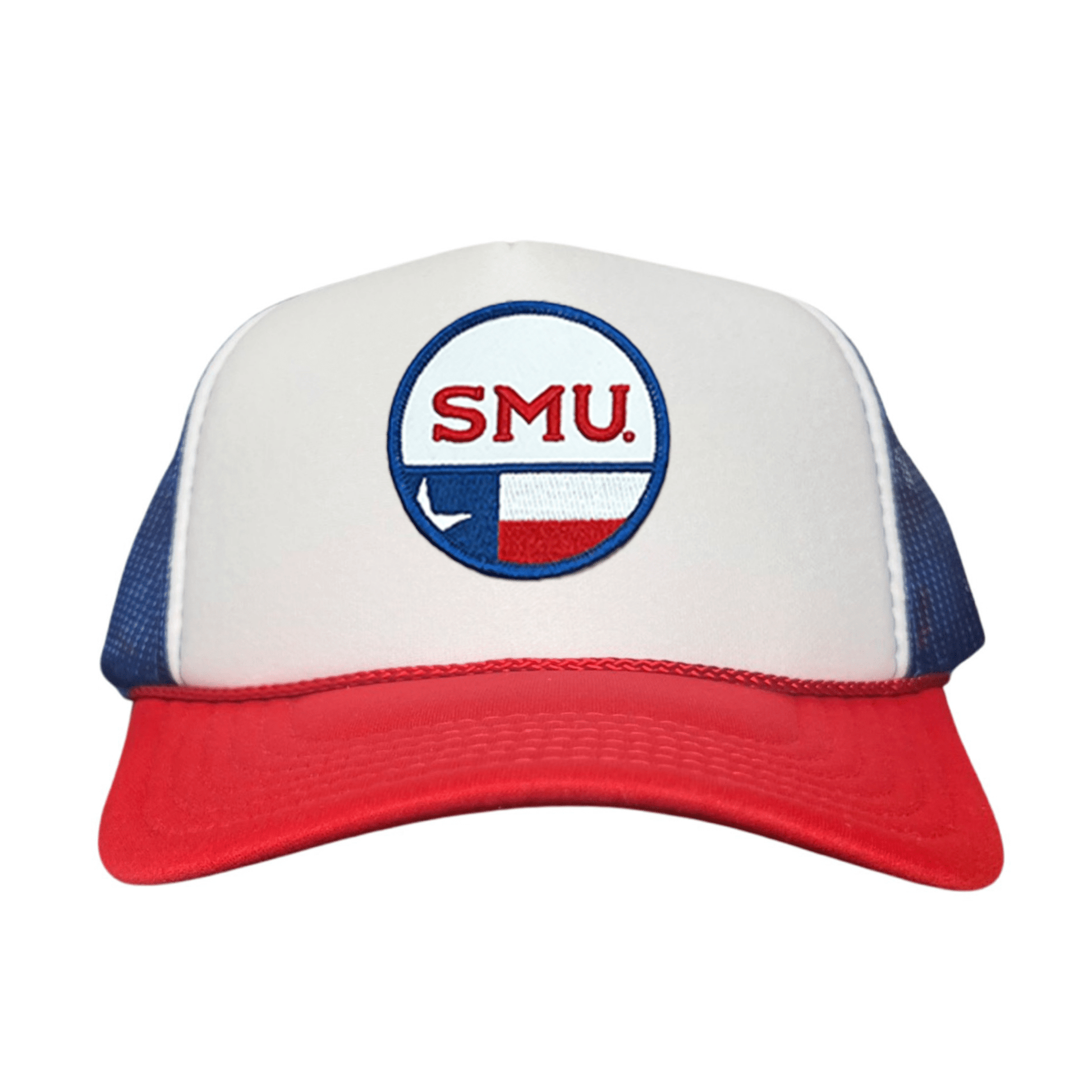 SMU Circle State / Hat / 255 / SMU035 / MM - Flat Bill Navy Canvas Snapback - Club Rehab