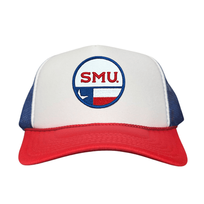 SMU Circle State / Hat / 255 / SMU035 / MM - Flat Bill Navy Canvas Snapback - Club Rehab