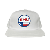 Flat Bill White Canvas Snapback