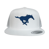 Flatbill White Mesh Snapback