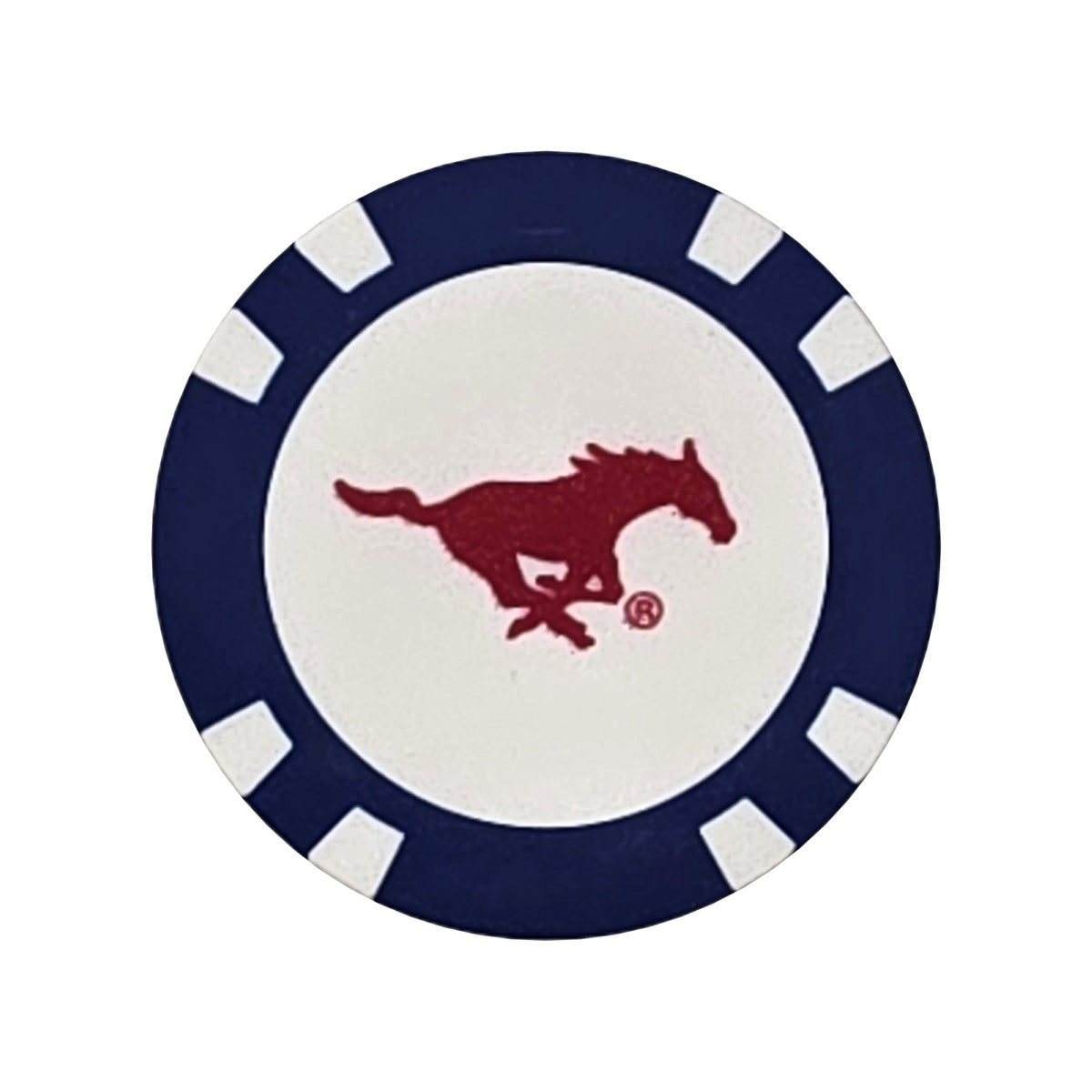 SMU Mustangs Golf Chip Ball Marker
