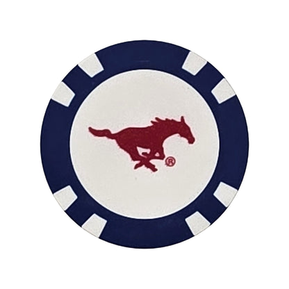 SMU Mustangs Golf Chip Ball Marker