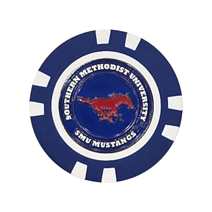 SMU Mustangs Golf Chip Ball Marker