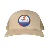 Khaki Curved Bill Trucker