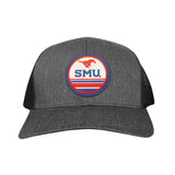 Dark Heather / Black Curved Bill Trucker