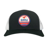 Black / White Curved Bill Trucker