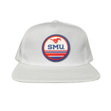 Flat Bill White 5 Panel Canvas