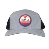 Heather Grey / Black Curved Bill Trucker
