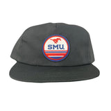 Flat Bill Charcoal 5 Panel Canvas