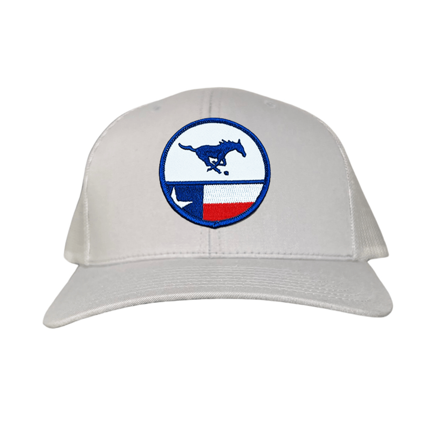 SMU Pony SMU Pony Flag Patch / Hats / 254 / SMU043 / MM - Silver Curved Bill Mesh Snapback - Club Rehab