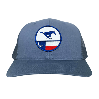 SMU Pony SMU Pony Flag Patch / Hats / 254 / SMU043 / MM - Navy Curved Bill Mesh Snapback - Club Rehab