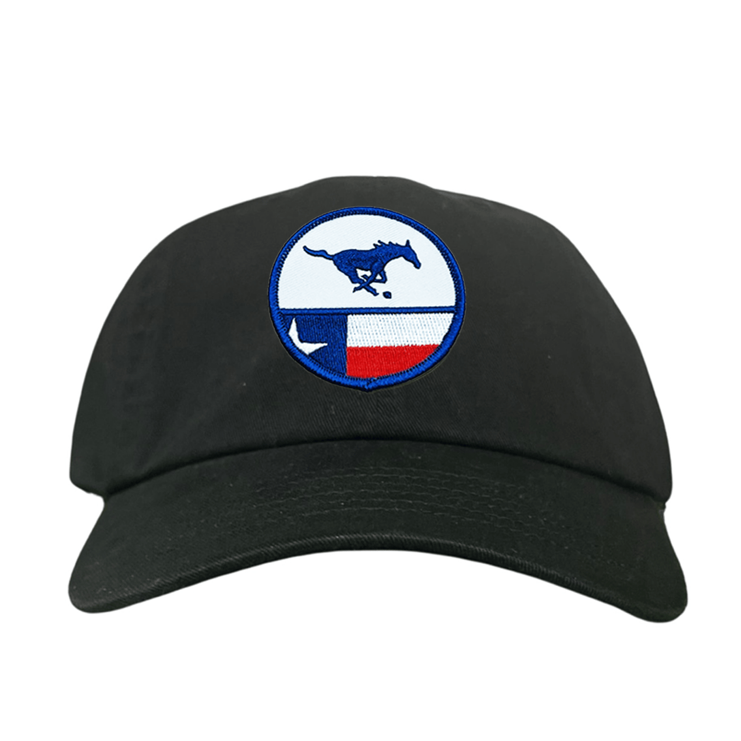 SMU Pony SMU Pony Flag Patch / Hats / 254 / SMU043 / MM - Dad Hat Black - Club Rehab