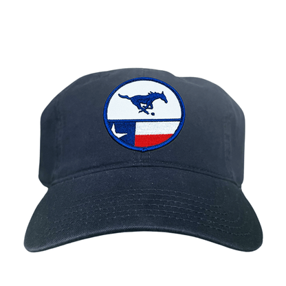 SMU Pony SMU Pony Flag Patch / Hats / 254 / SMU043 / MM - Dad Hat Navy - Club Rehab