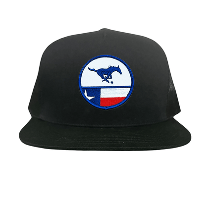 SMU Pony SMU Pony Flag Patch / Hats / 254 / SMU043 / MM - Flat Bill White Mesh Snapback - Club Rehab