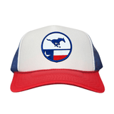 Red / White / Blue Foam Curved Mesh