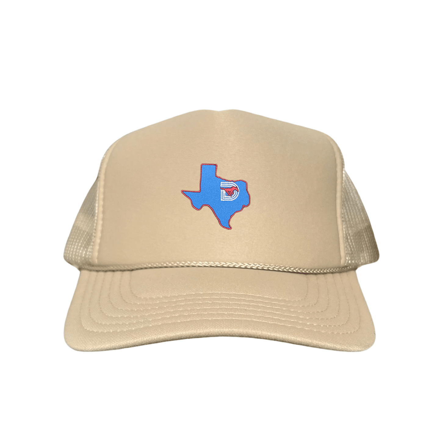 SMU State of Texas Pony / Hats / 004 / SMU017 / MM - Heather Grey / Black / Curved Bill Mesh Snapback - Club Rehab