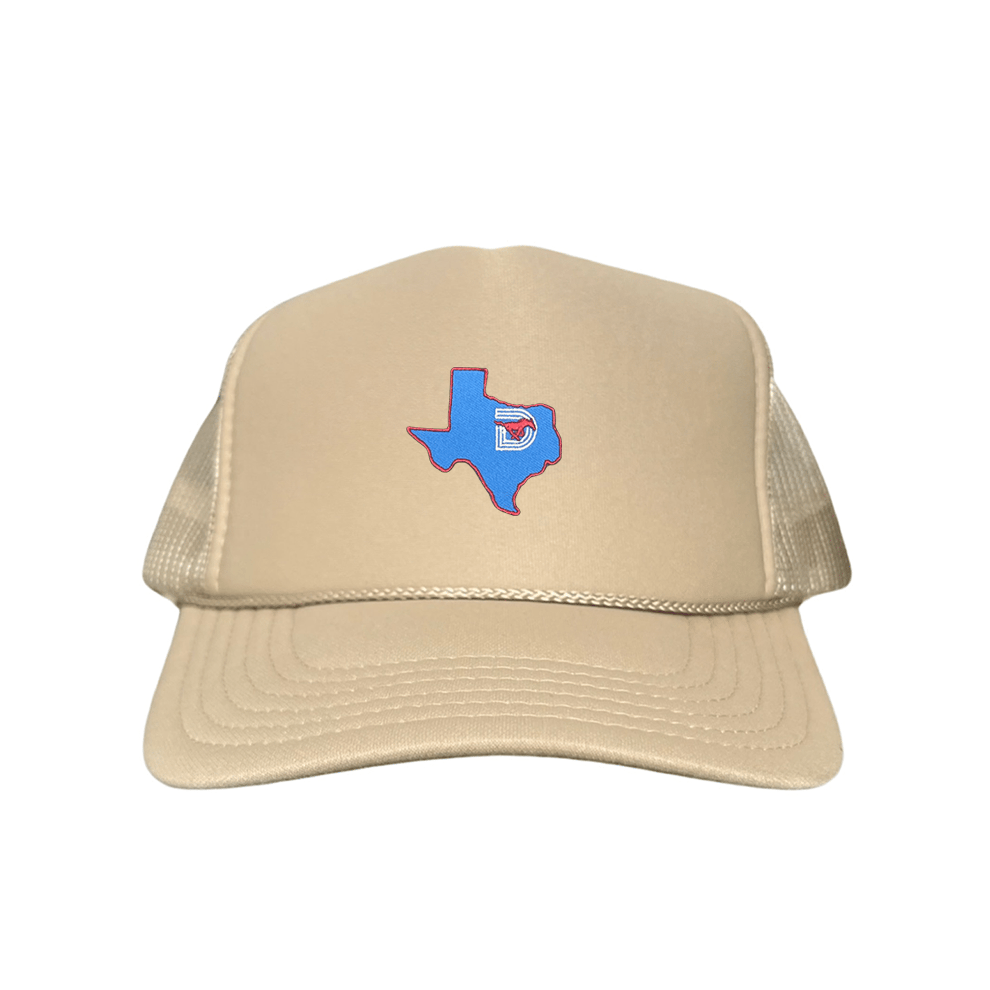 SMU State of Texas Pony / Hats / 004 / SMU017 / MM - Heather Grey / Black / Curved Bill Mesh Snapback - Club Rehab