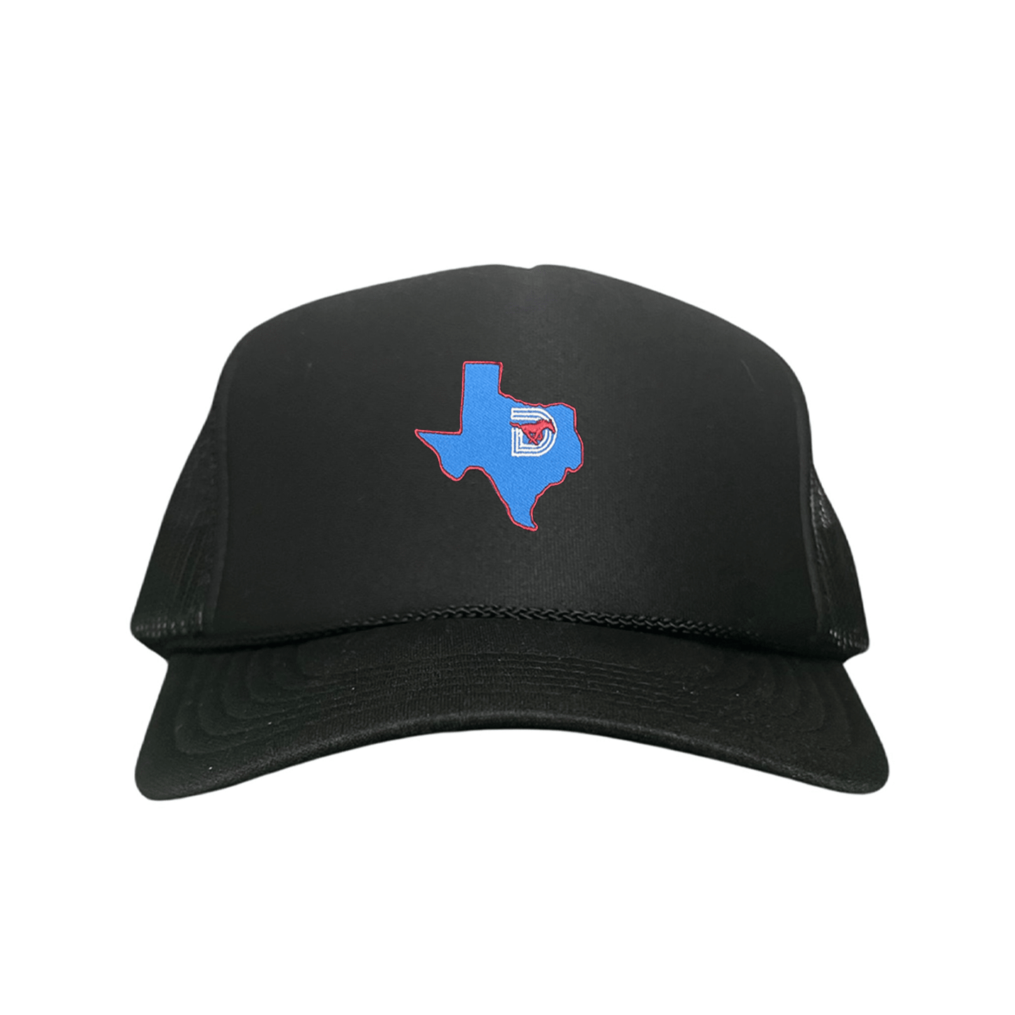 SMU State of Texas Pony / Hats / 004 / SMU017 / MM - Camo / Curved Bill Trucker Mesh Snapback - Club Rehab