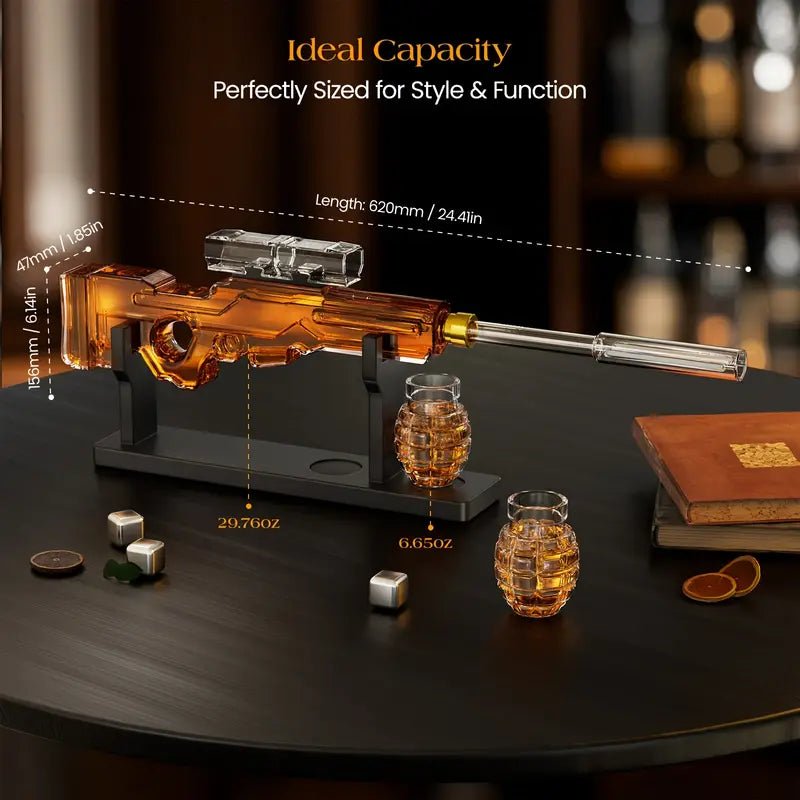 Sniper Whiskey Decanter Set - Club Rehab