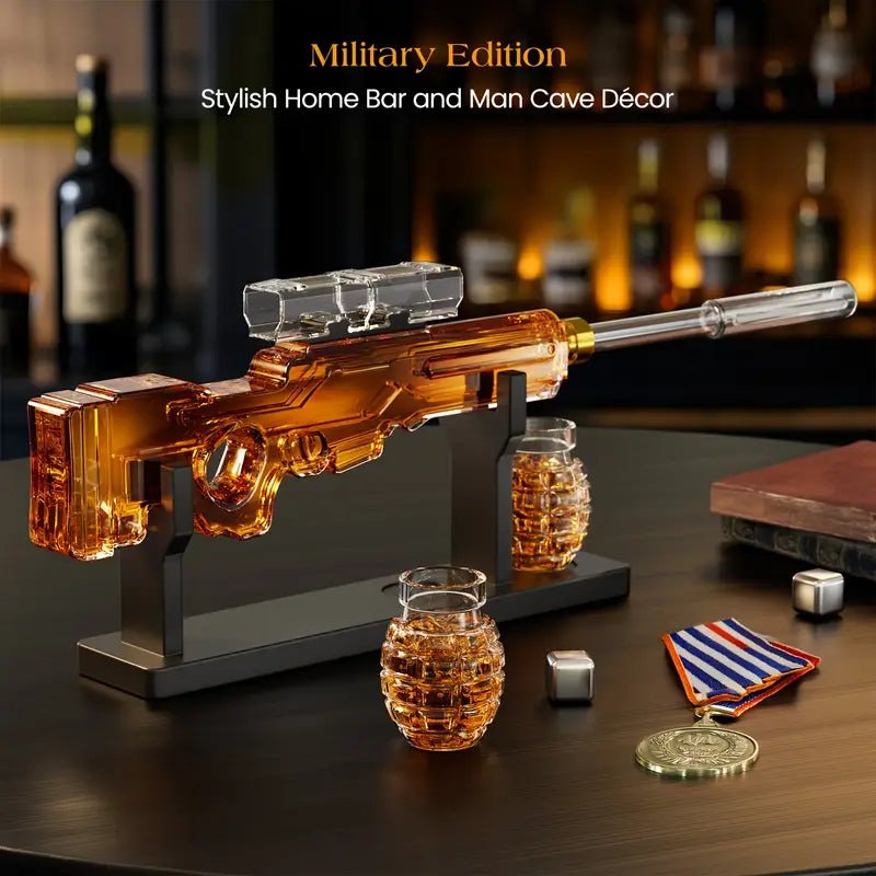Sniper Whiskey Decanter Set - Club Rehab