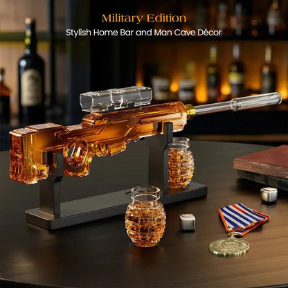 Sniper Whiskey Decanter Set - Club Rehab
