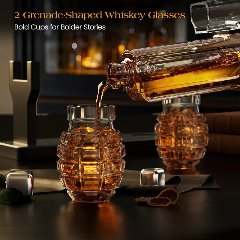 Club Rehab Sniper Whiskey Decanter - Thumbnail 2