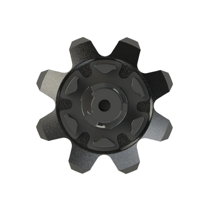 Softspikes Black Widow Classic underside showing the Fast Twist 3.0 insert