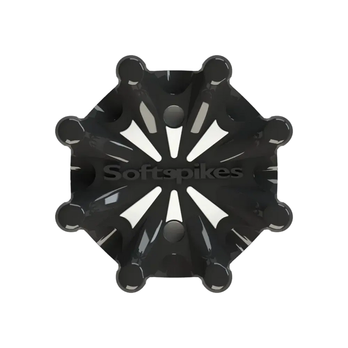 Softspikes Pulsar Fast Twist 3.0 golf spike in black and white