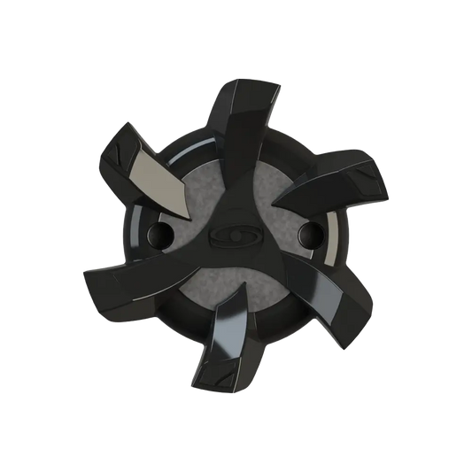 Softspikes Stealth PINS golf spike in black and silver