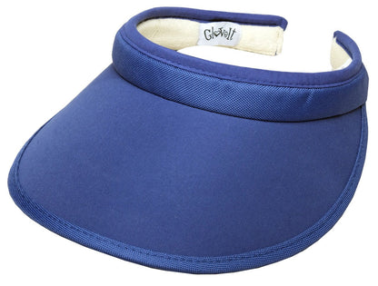Solid Color Slide On Visor - Blue - Club Rehab