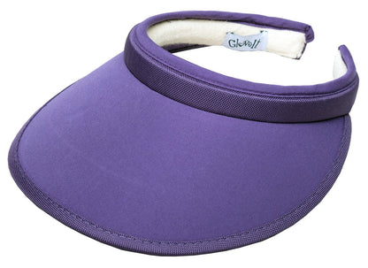 Solid Color Slide On Visor - Purple - Club Rehab